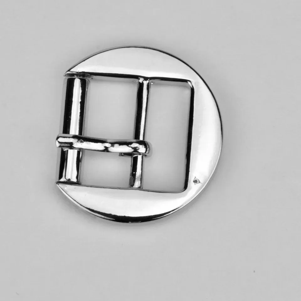 Leather House Silver gesp 20 mm 2 stuks nikkel