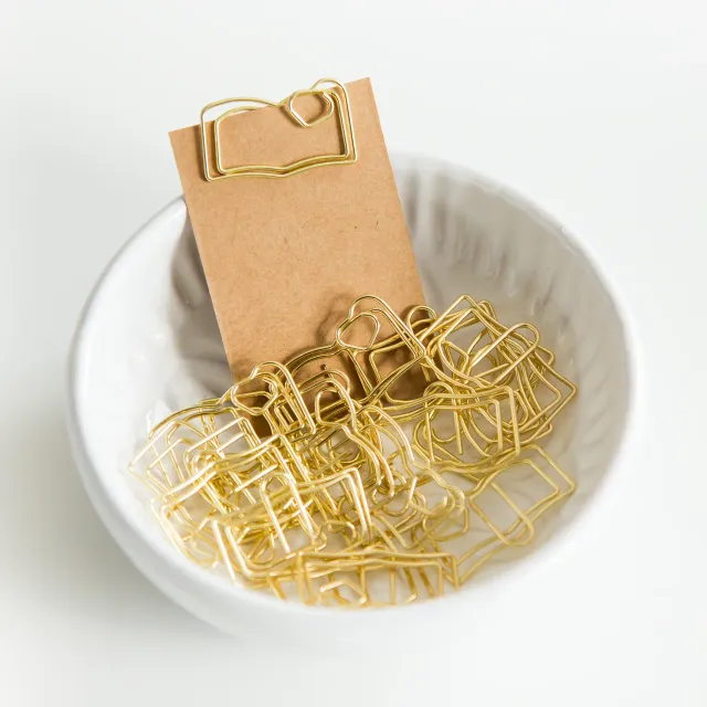 Jessy at Sea Book paperclips goud 20 stuks