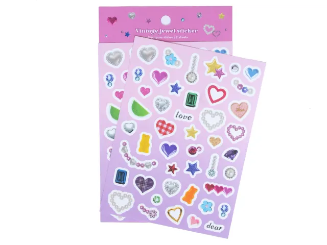La Petite Epicerie Vintage Jewel stickers vrolijk gekleurd