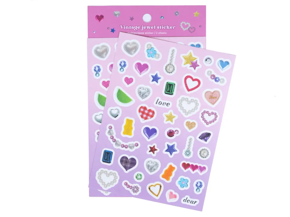 La Petite Epicerie Vintage Jewel stickers vrolijk gekleurd