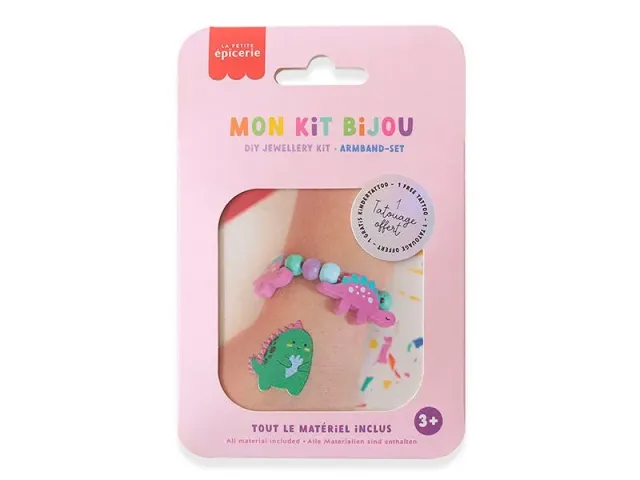 La Petite Epicerie Mon kit bijou dinosaurus armband kinderen hout