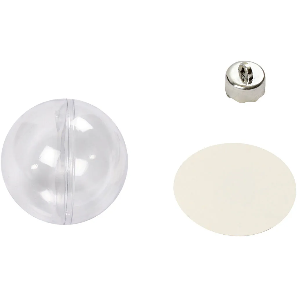 Bijounique Deco Bal acrylbal 8 cm om te vullen