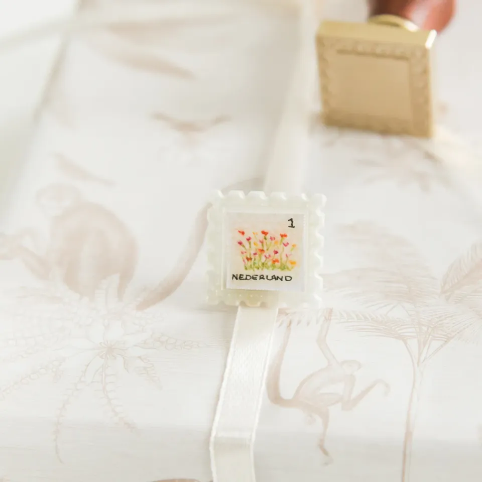 Jessy at Sea Frame Square wax zegelstempel 22 mm