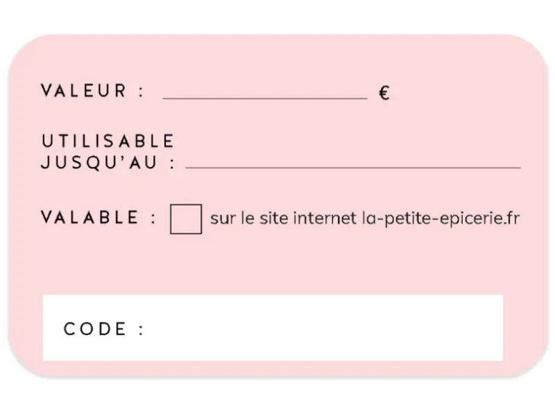 La Petite Epicerie cadeaukaart 25 euro digitaal