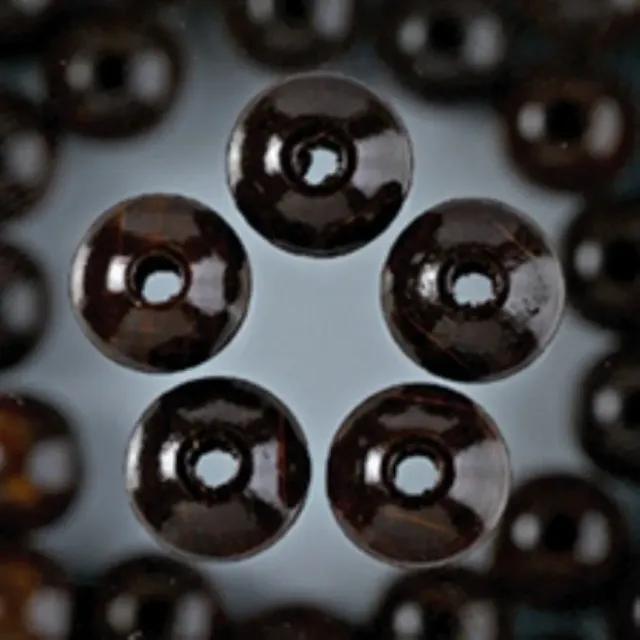 LTC-Leiden houten kralen 4 mm bruin 135 stuks vernist
