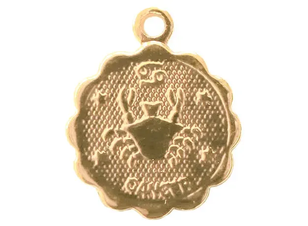 La Petite Epicerie astro medaille Kanker verguld sterrenbeeldhanger