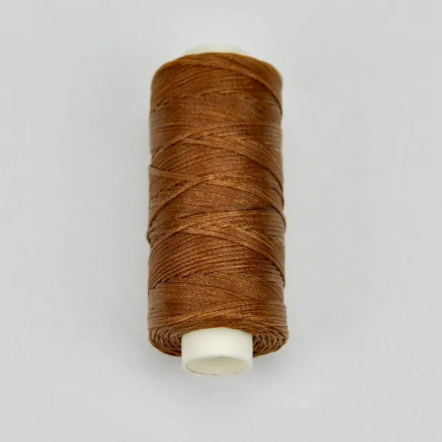 Leather House Gewaxed Polyesterdraad Cognac 1 mm 50 m