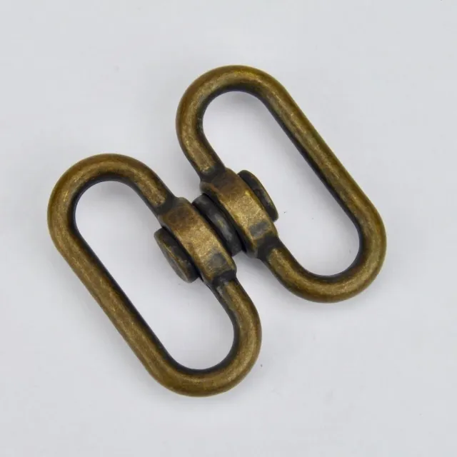 Leather House Handvatbevestiger 30 mm oudgoud metaal
