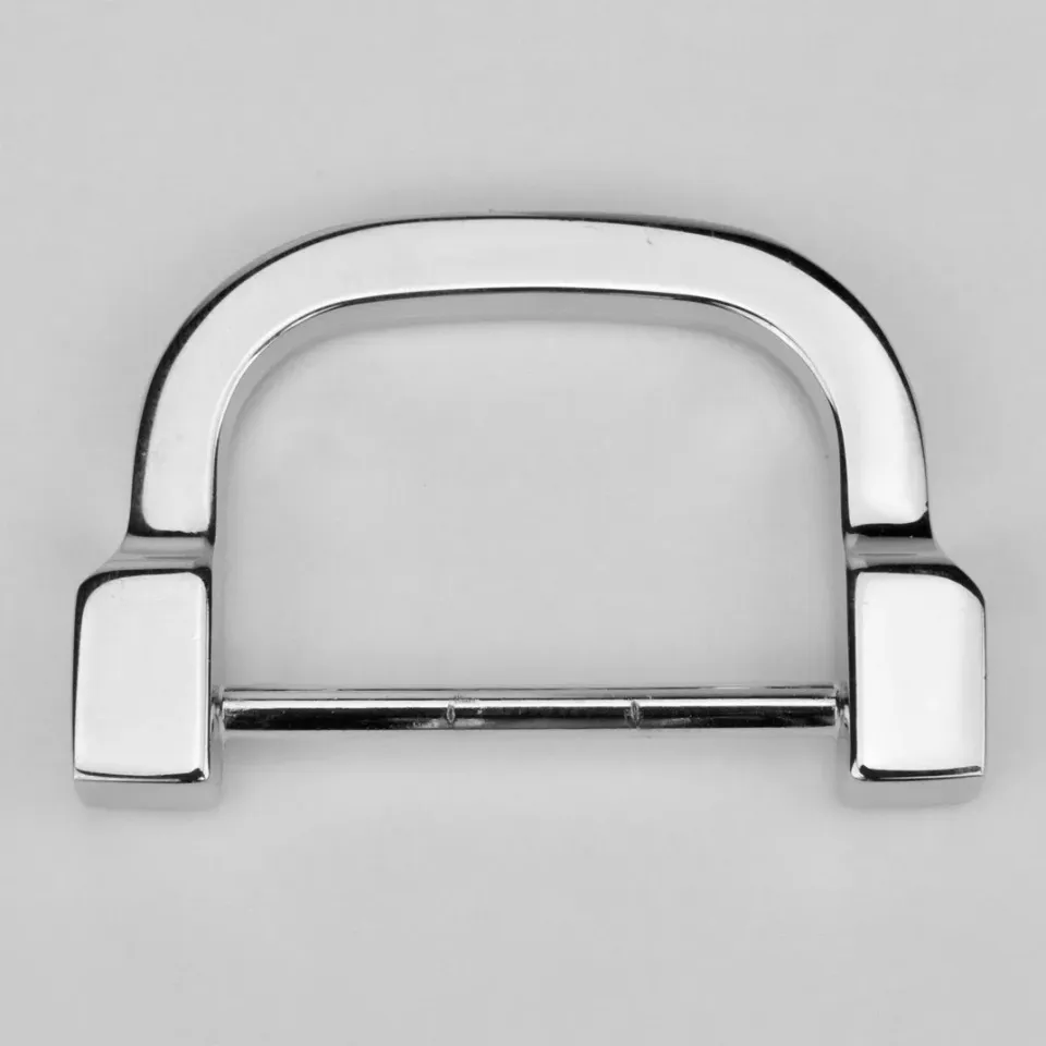 Leather House D-Ring Silver 35 mm nikkel 5 mm
