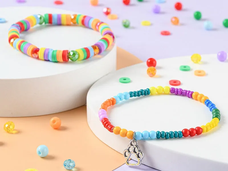 La Petite Epicerie 4300 kralenset box 6 kleuren kunststof