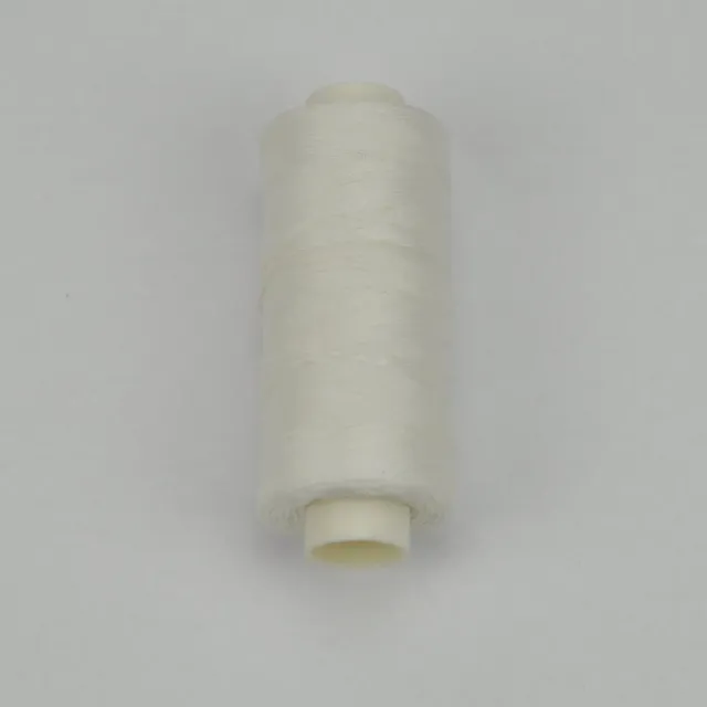 Leather House gewaxed polyesterdraad wit 1 mm leer