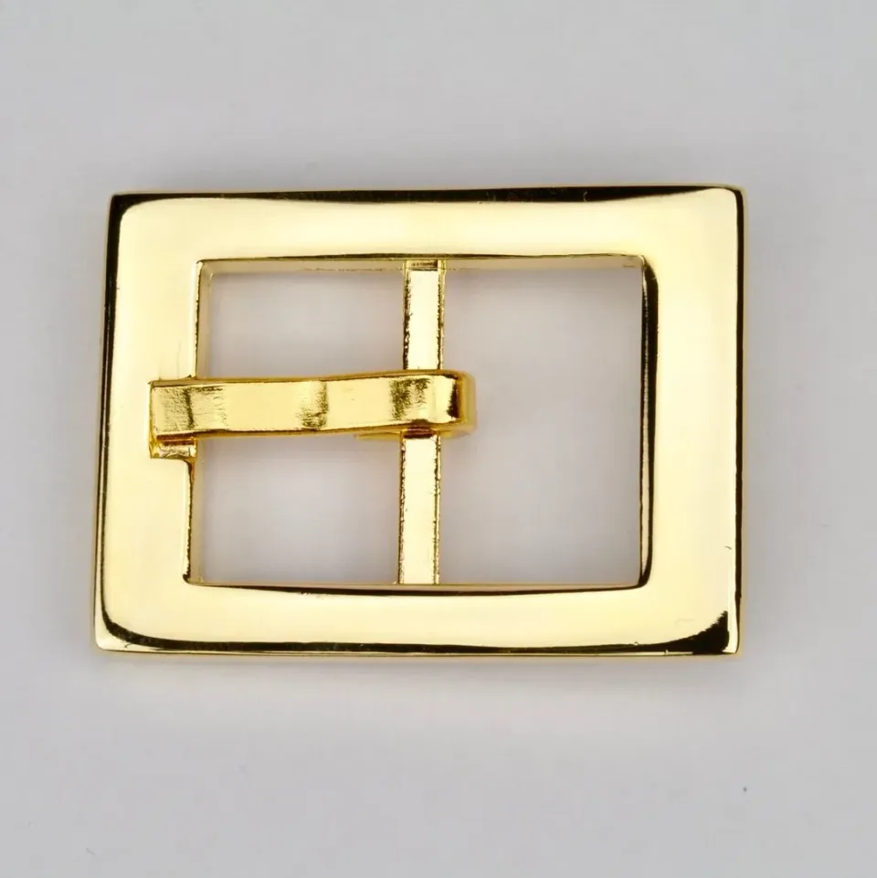 Leather House Buckle gesp goud 20mm metaal