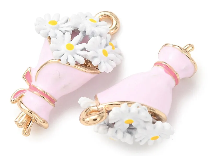 La Petite Epicerie bedel bloemenboeket goud emaille