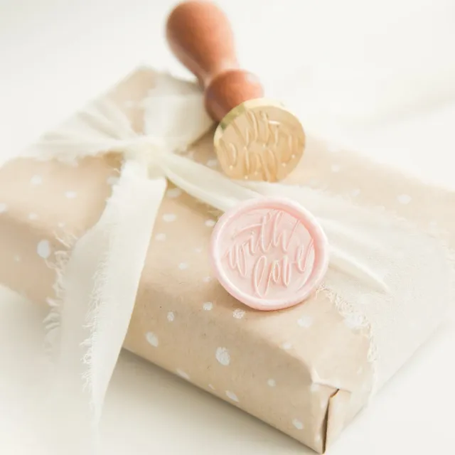 Jessy at Sea With Love wax stempel 25 mm hart
