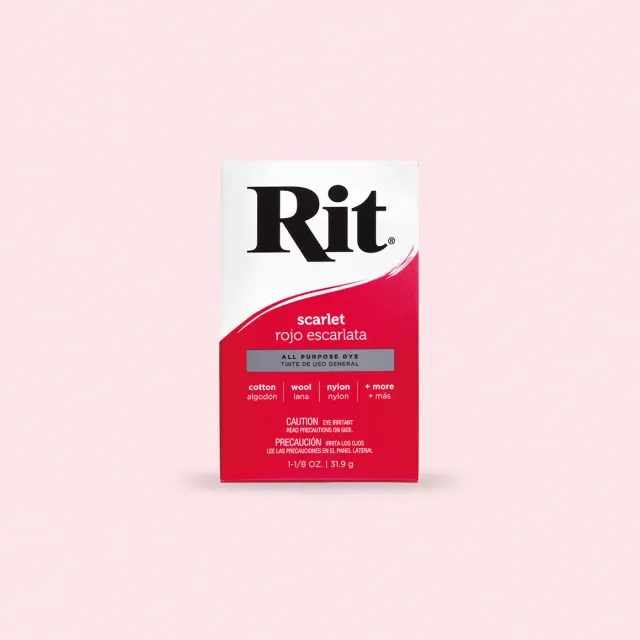 Rit All-Purpose textielverf Scarlet poeder rood