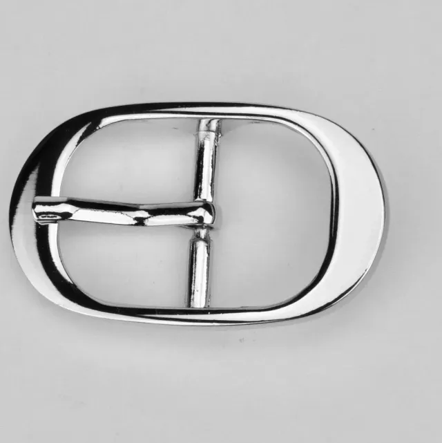 Leather House Silver gesp 20 mm nikkel per stuk