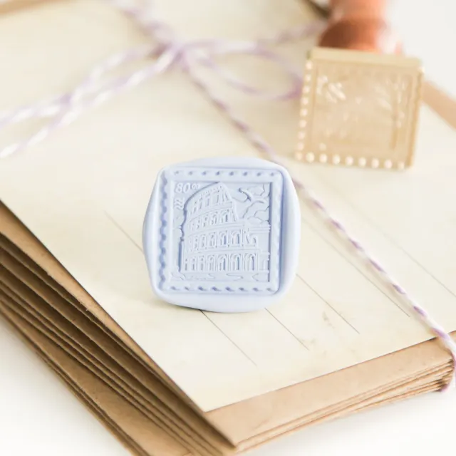 Jessy at Sea Colosseum Postage Stamp stempel 25 mm