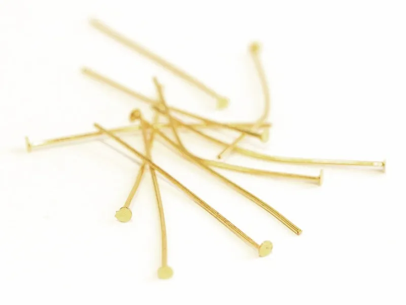 La Petite Epicerie Nietstiften Goud 25mm 50 stuks 18K