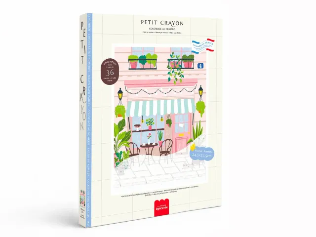 La Petite Epicerie Petit Crayon Morning Spot kleuren op nummer set