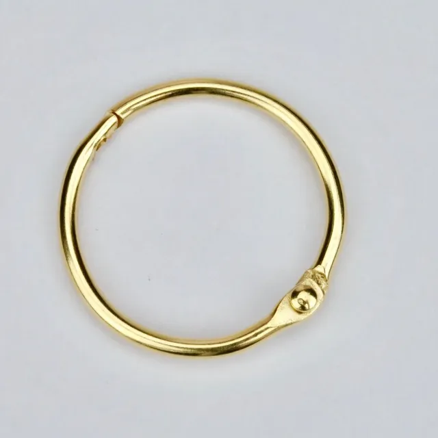 Leather House boekbindring goud 26mm met sluiting per stuk