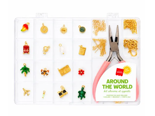 La Petite Epicerie Around the World sieradenkit bedels reizen
