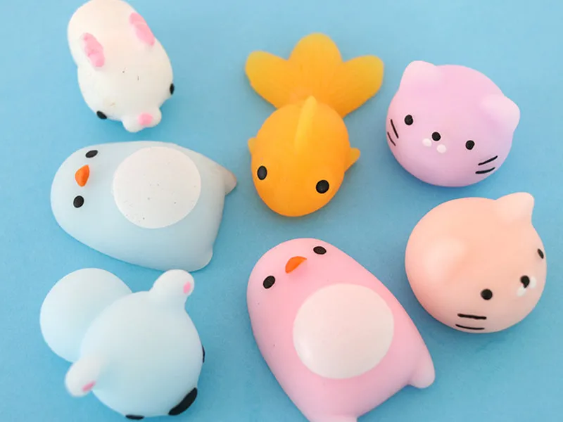 La Petite Epicerie squishy kat roze mini anti-stress 3 cm