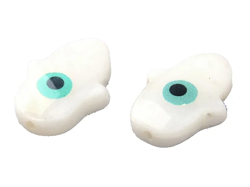 La Petite Epicerie Khamsa kraal parelmoer 15x12mm