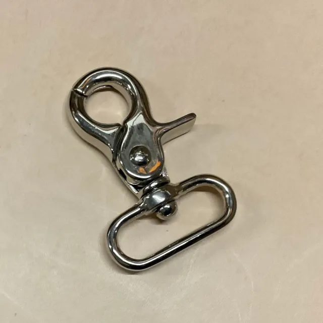 Leather House Musketonhaak Ovaal 30 mm Zilver