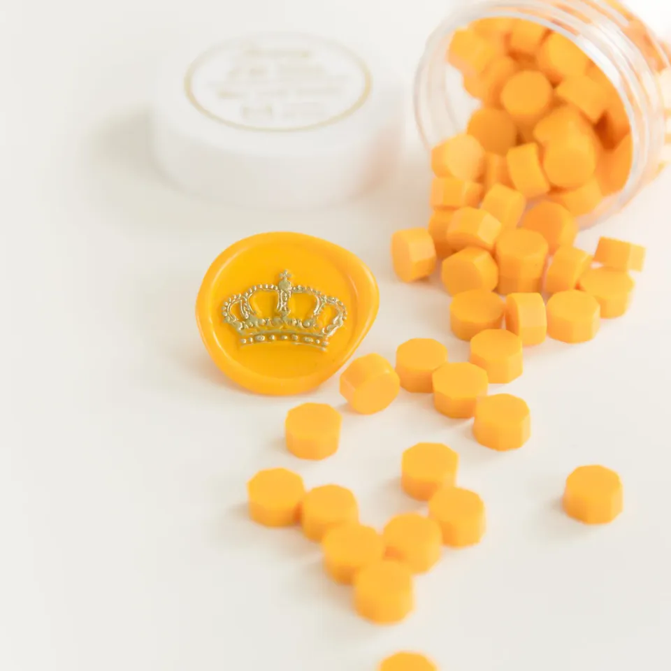 Jessy at Sea Mango sealing wax 100 stuks oranje