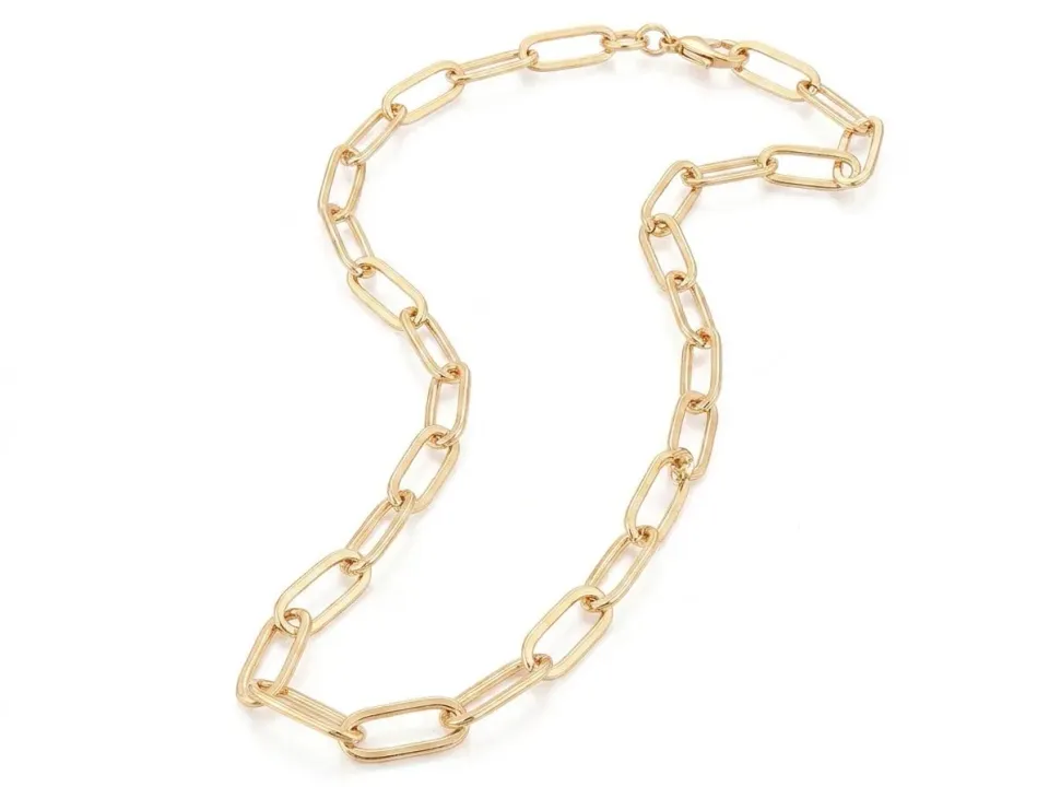 La Petite Epicerie paperclip ketting 45 cm goud