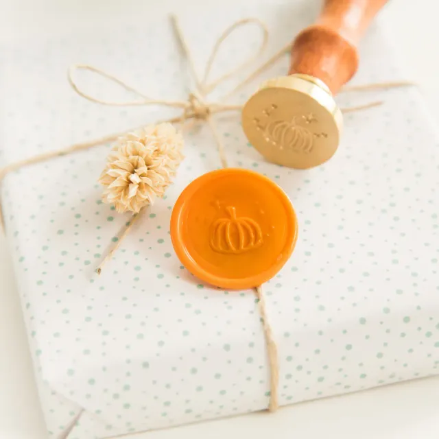 Jessy at Sea Pumpkin wax stempel 25 mm pompoen