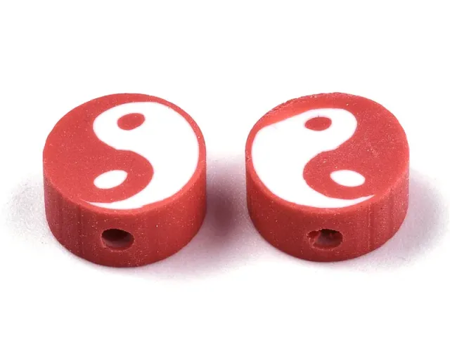La Petite Epicerie Yin Yang polymeerkralen 20 stuks mix