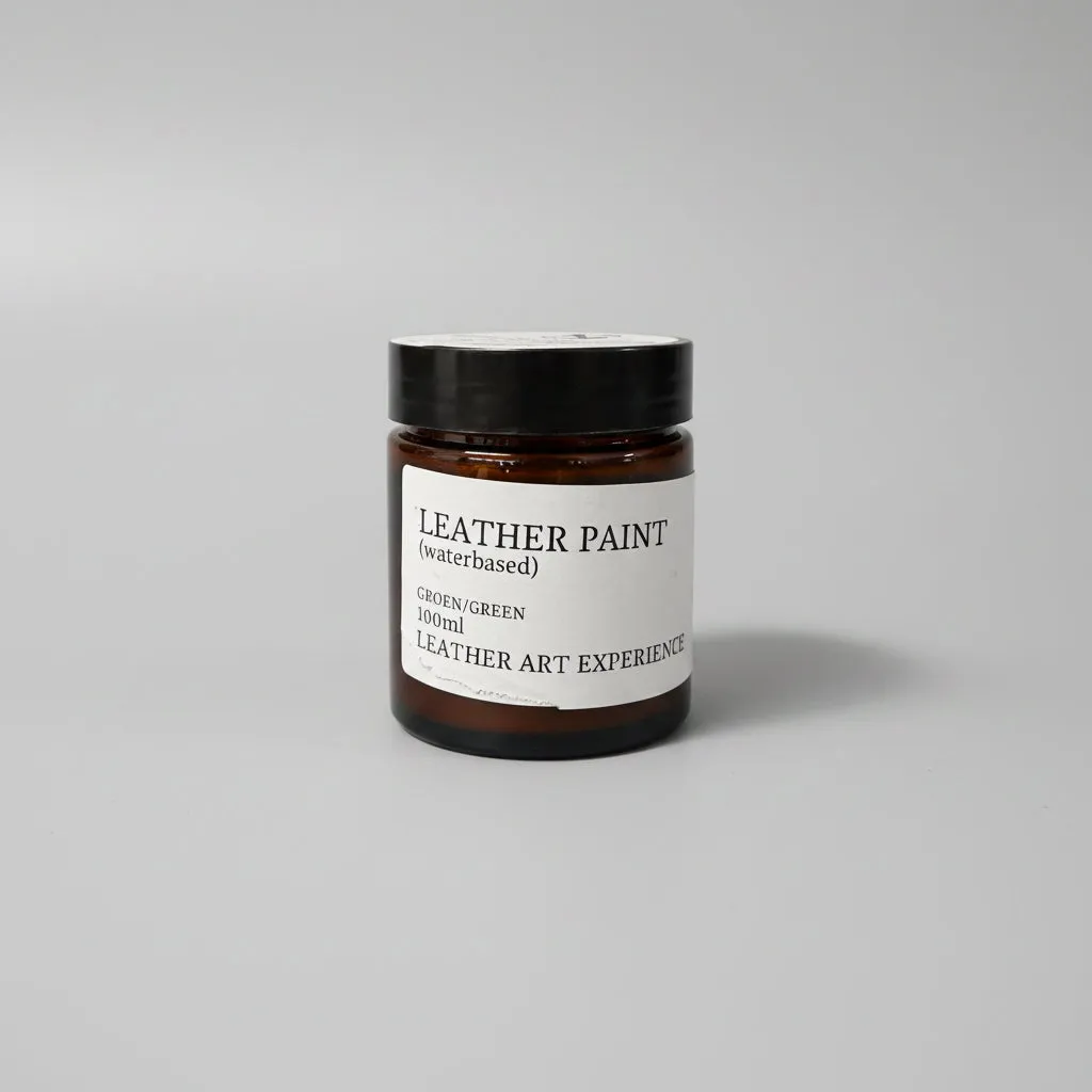 Hab-to Leather Paint Starter Kit leerverf 3 kleuren brushes