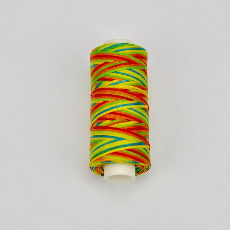 Leather House Habto Gewaxed Draad 1mm Mixed 50m