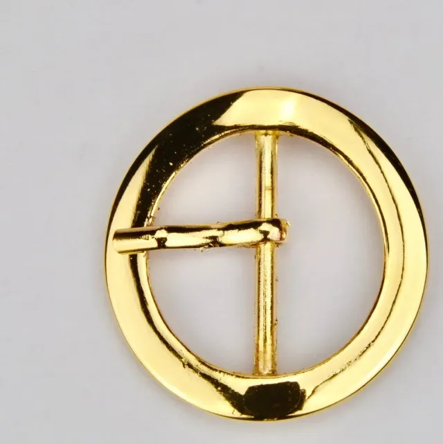 Leather House riemgesp goud 30 mm buckle