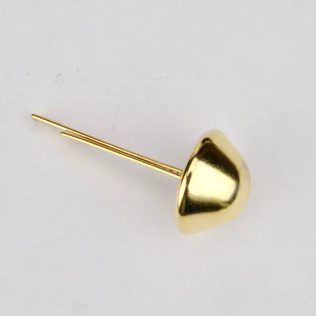 Leather House Gold 14 mm splitpen voetje goud per stuk