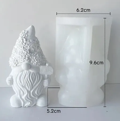Bijounique Gnome Mal Siliconen Gietmal Per Stuk