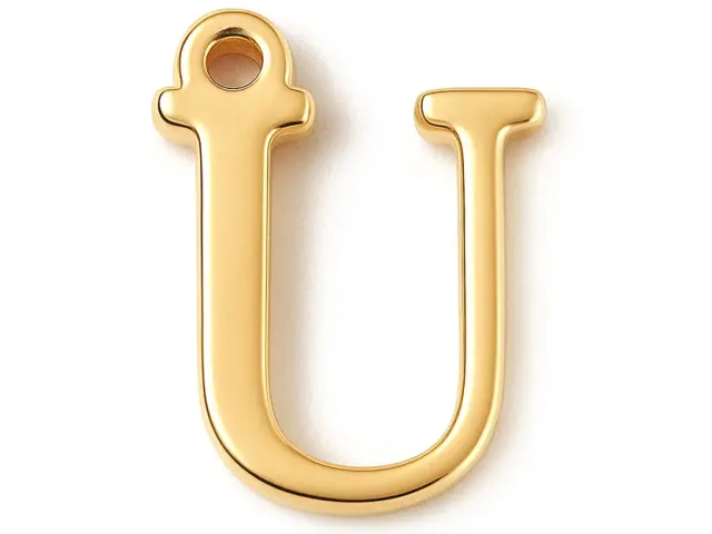 La Petite Epicerie letter U bedel goud per stuk