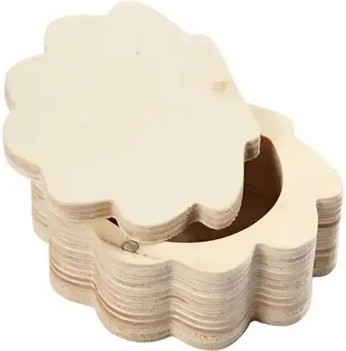 Astrid Brouwers Doosje oester schelp 6x8 draaisluiting