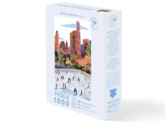 La Petite Epicerie Skating in New York Puzzel 1000 stukjes