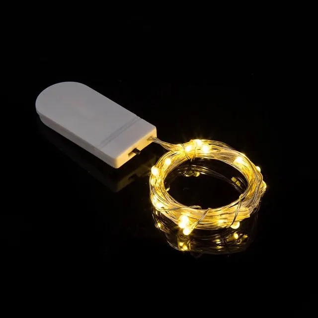 Bijounique LED string lights lichtsnoer helder wit 1 m