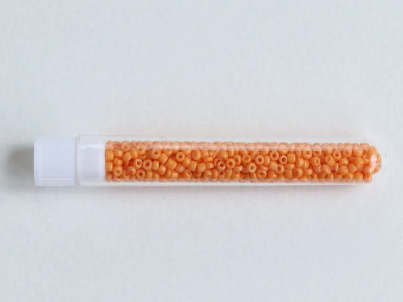 La Petite Epicerie rocailles tube oranje melon 2 mm 10 gram