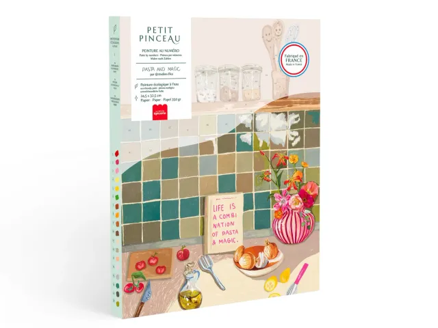 La Petite Epicerie Petit Pinceau Pasta & Magic schilderen op nummer keuken