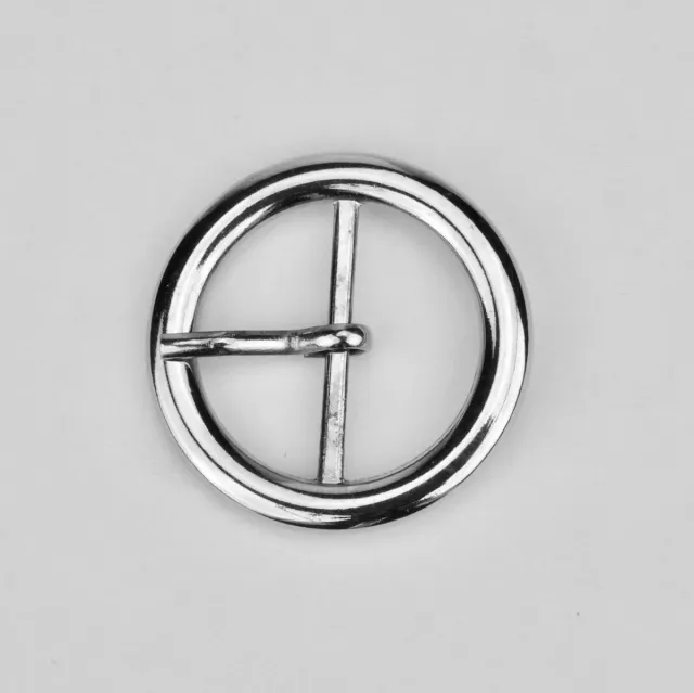 Leather House Nickel gesp nikkel zilver 21mm