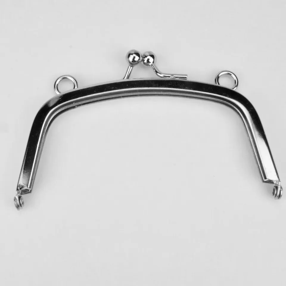 Leather House Koopmansbeugel Silver 10 cm beugel nikkel