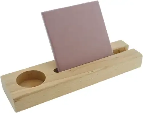 Astrid Brouwers Tegelhouder beuken 21 cm waxinelicht
