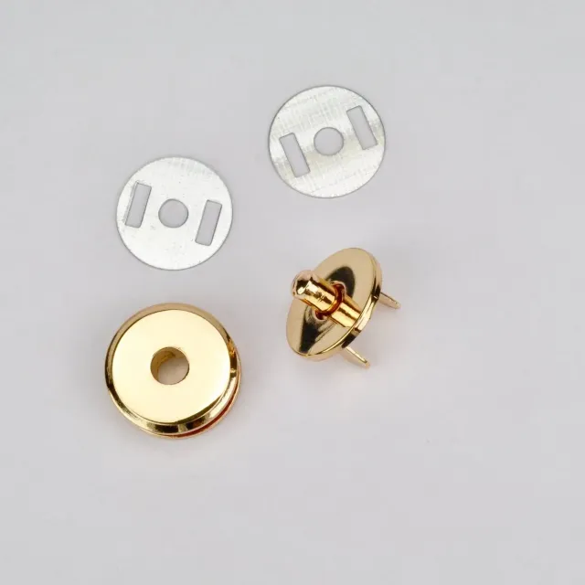 Leather House magneetsluiting pin gold 20 mm