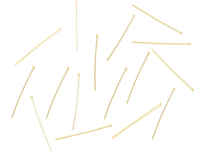 La Petite Epicerie Nietstiften Goud 25mm 50 stuks 18K