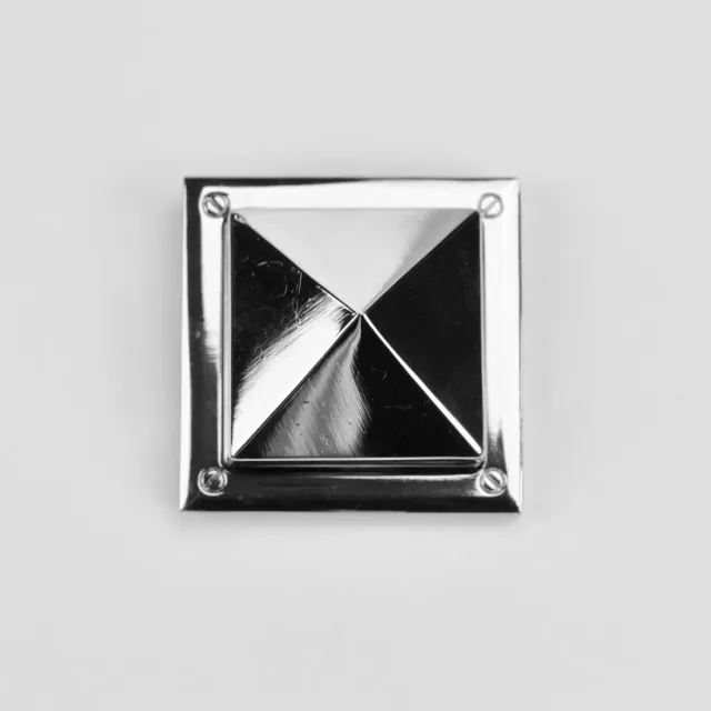 Leather House Draaislot Piramide Silver slot 54mm