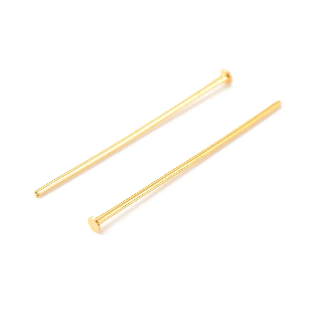 La Petite Epicerie Nietstiften 19 mm goud 50 stuks plat